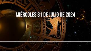 Horóscopo de hoy Miércoles 31 de julio de 2024 [upl. by Zennas445]