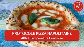 Protocole pour pizza Napolitaine  48h à température contrôlée [upl. by Gauldin511]