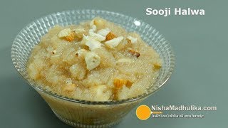 Sooji Ka Halwa Recipe  Rawa Halwa Recipe in Hindi  Rava Sheera [upl. by Akahs]