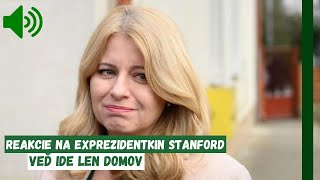 Reakcie na exprezidentkin Stanford  Vášáryová presne vedela o kom hovorí [upl. by Oramug]