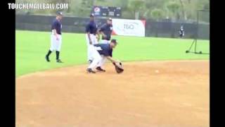 Derek Jeter Fielding Mechanics [upl. by Ateval272]