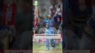 Virender Sehwag holds this unique record euphoriacricket virendarsehwag [upl. by Guise]