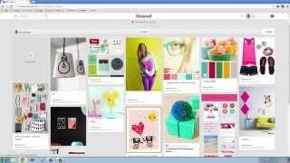 How to create a Moodboard on Pinterest [upl. by Ecinert429]