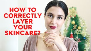 How To Correctly Layer Your Skincare Products  Chetali Chadha [upl. by Becki534]