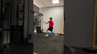 IsoHold Split Squat Contralateral Rotational Row [upl. by Shaffert]