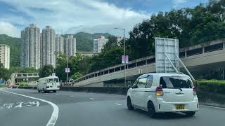 Hong Kong Road Trip  Shatin Heights to Lion Rock Tunnel [upl. by Akinad]