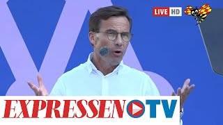 LIVETV Ulf Kristersson M håller tal i Almedalen [upl. by Lafleur519]