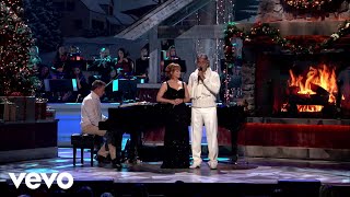 Andrea Bocelli Reba McEntire  Blue Christmas [upl. by Morvin567]