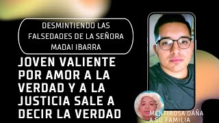 Joven Valiente harto de la mentira y por AMOR a la VERDAD sale a desmentir las MENTIRAS de su mama [upl. by Luoar]