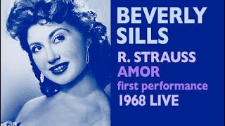 Beverly Sills  Strauss AMOR Brentano Lieder with orchestra Sills first quotAmorquot New York 1968 [upl. by Reames494]