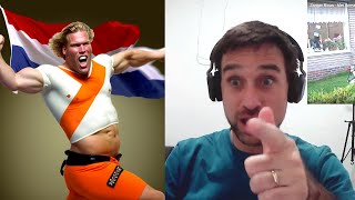 British Duo React to Zanger Rinus Met Romana Op De Scooter Original [upl. by Darb143]