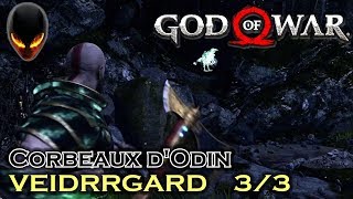 GOD OF WAR Corbeaux dOdin  FALAISES DU CORBEAU Midgard 11 [upl. by Migeon]