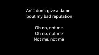 Bad Reputation  Joan Jett  with lyrics [upl. by Cato]