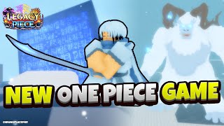 NEW One Piece Roblox Game with a STORY and BOSSES Legacy Piece [upl. by Gildas]