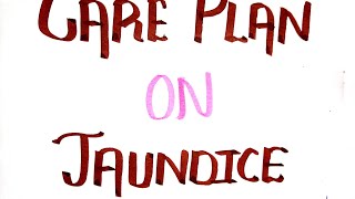 Care Plan On Jaundice ncp jaundice [upl. by Lutim]