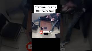 Criminal Grabs Officer’s Gun shorts police [upl. by Carolan]