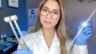 ASMR The MOST Detailed Cranial Nerve Exam YOUVE SEEN Doctor Roleplay Ear Eye Exam Hearing Test [upl. by Enyr711]