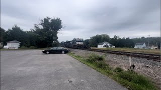 Railfanning NS Binghamton Line Former DampH Southend Delanson NY Part 1 [upl. by Warram]