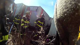 Compactortrailer Fire 21111 [upl. by Ernald]