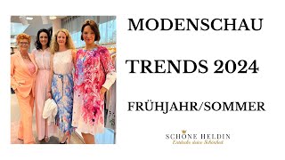 Modenschau Trends FrühjahrSommer 2024 [upl. by Toiboid]