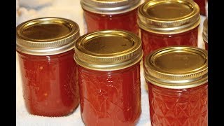 CANNING  PREPPING KETCHUP  HOME MADE SAUCE  Cheryls Home Cooking [upl. by Wyatan]