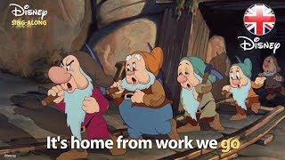 DISNEY SINGALONGS  Heigh Ho  Snow White Lyric Video  Official Disney UK [upl. by Ayekat]