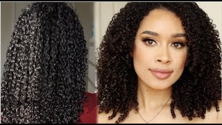 CURRENT CURLY HAIR ROUTINE 3c [upl. by Hukill]