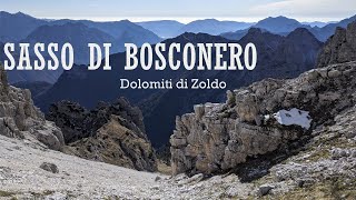 Via Normale al Sasso di Bosconero ▲ DOLOMITI DI ZOLDO [upl. by Johna719]