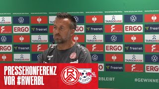 Die Pressekonferenz vor dem DFBPokalspiel gegen RB Leipzig [upl. by Hamimej704]