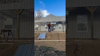 Building Our Barndominium Part 3Exterior finished [upl. by Laney]