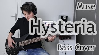 Muse  Hysteria Bass Cover With Tab [upl. by Adaval]