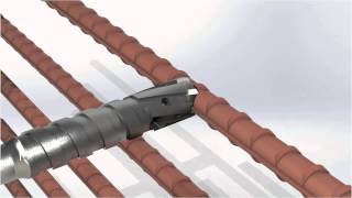 How to Drill Rebar embedded in concrete  3keego Rebar Cutter [upl. by Eimaj305]