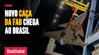 NOVO CAÇA GRIPEN F39 DA FORÇA AÉREA BRASILEIRA CHEGA AO BRASIL [upl. by Mighell101]