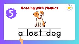 Reading with Phonics  Lesson 5  phonicsreading [upl. by Eniamzaj36]