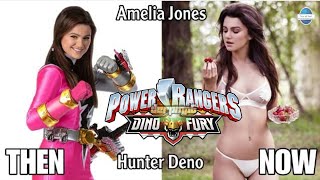 Power Rangers Dino Fury Cast then and now [upl. by Lennod]