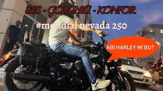 HARLEY DEĞİL AMA HAVALI MONDİAL NEVADA 250 TEST VE KULLANICI YORUMU [upl. by Fisch]