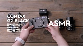 Contax G2 Black Set amp ASMR [upl. by Haroved]