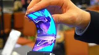 Samsung Amazing Flexible Display CES 2013 [upl. by Ycrep]