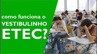 Como funciona o Vestibulinho ETEC [upl. by Nawd]