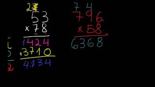 Multiplicar números de 3 dígitos [upl. by Eniamrehc]