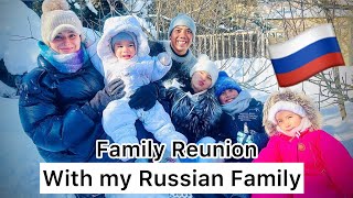 REUNITED with my RUSSIAN FAMILY in RUSSIA [upl. by Jakie]