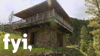 Tiny House Nation A Tour of the Fire Lookout S1 E5  FYI [upl. by Noyrb]