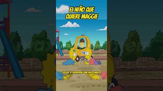 MAGGIE Y EL NIÑO DE MECHÓN EN SU PELO  LOS SIMPSONS shorts short thesimpson viral resumen [upl. by Dietrich]