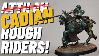 Paint Attilan Rough Ridersbut for Cadians Astra Militarum Cavalry Unit Tutorial Warhammer 40k [upl. by Cymbre]