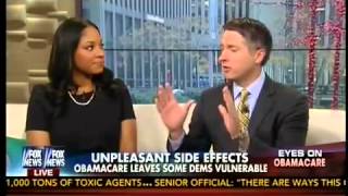 Zerlina Maxwell on Fox amp Friends discussing whether Obamacare rollout will impact the 2014 midterms [upl. by Ajan]