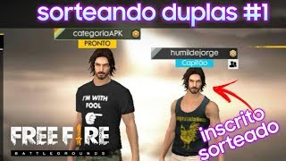 Free Fire  dupla com inscritos 1 [upl. by Ainafetse]