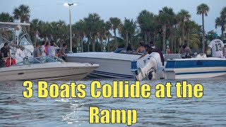 3 Boats Have a Bad Time at the Ramp  Miami Boat Ramps  Black Point Marina [upl. by Burnham]