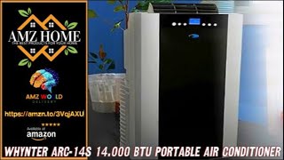 Describing Whynter ARC14S 14000 BTU 9500 SACC Dual Hose Portable Air Conditioner Amazon [upl. by Maya]