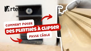 🛠 TUTO  Couper et poser des plinthes à clipser MDF passe câble dans une cuisine en 2024  Artens [upl. by Marshal]