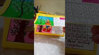 Calendar making different types of artssimple acrylic painting shortvideo shorts short [upl. by Cimah959]